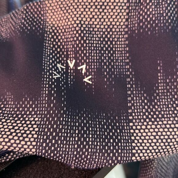 Varley Anthropologie Meadow Fragment Check Leggings Tights Small - Picture 8 of 10